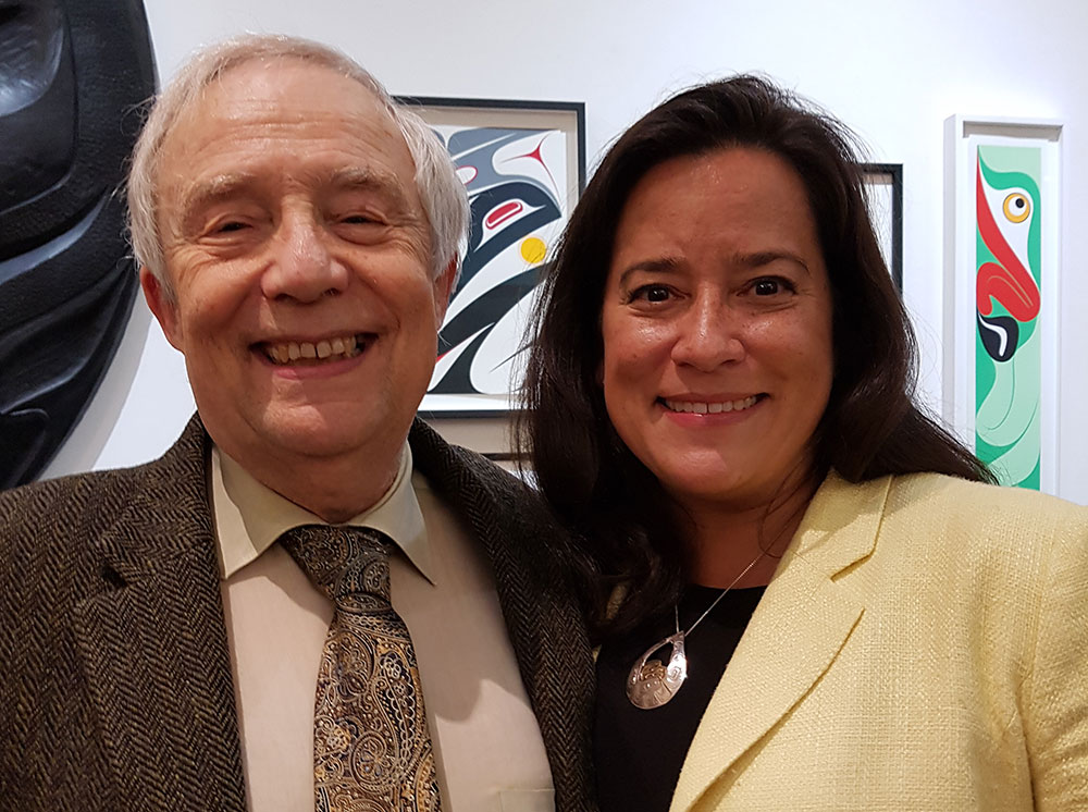 Arden Henley with Jody Wilson-Raybould