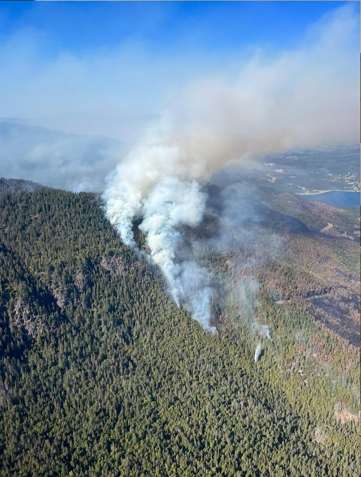 Fire breaks out - Kelowna area