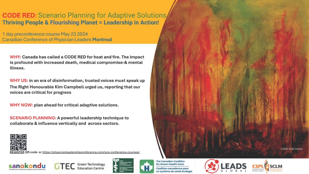 Code red scenario planning poster 