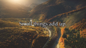 Image from Gavin Phillips and Small Things Add up video