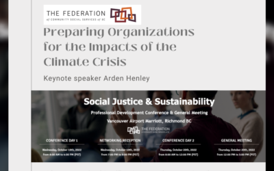 Preparing Organizations for the Impacts of the Climate Crisis