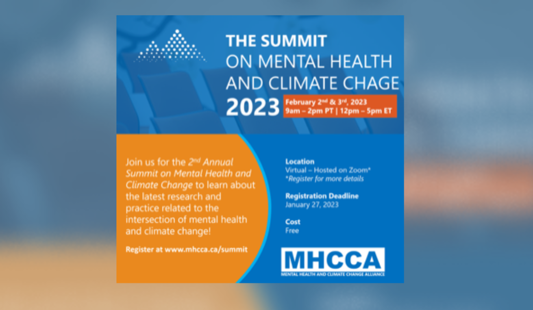 The Summit on Mental Health and Climate Change 2023