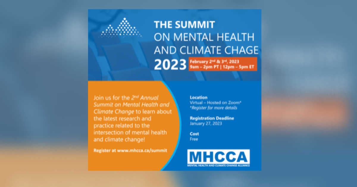 Climate Distress MHCCA Summit 2023