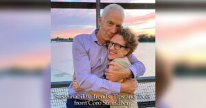 Coro Strandberg and her partner celebrate the month of love in her Sustainability, Trends, Tips and Tools newsletter image