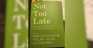 image of Not Too Late book cover