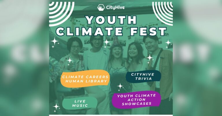 Youth Climate Fest CityHive Vancouver's promo poster