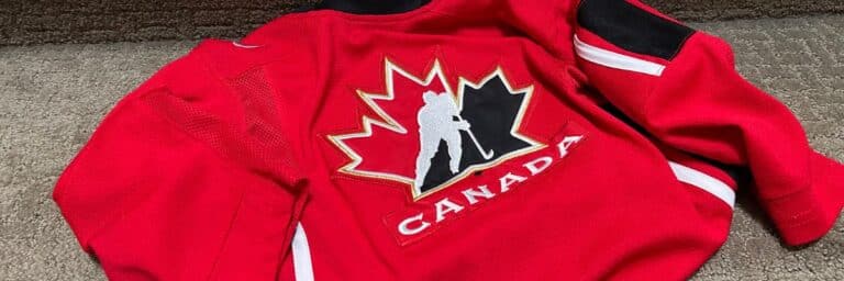 Team Canada jersey referring to recent hockey games audience boo