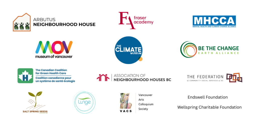 compilation picture of GTEC participating organization logos for the Neighbourhood in the 21st Century exhibit